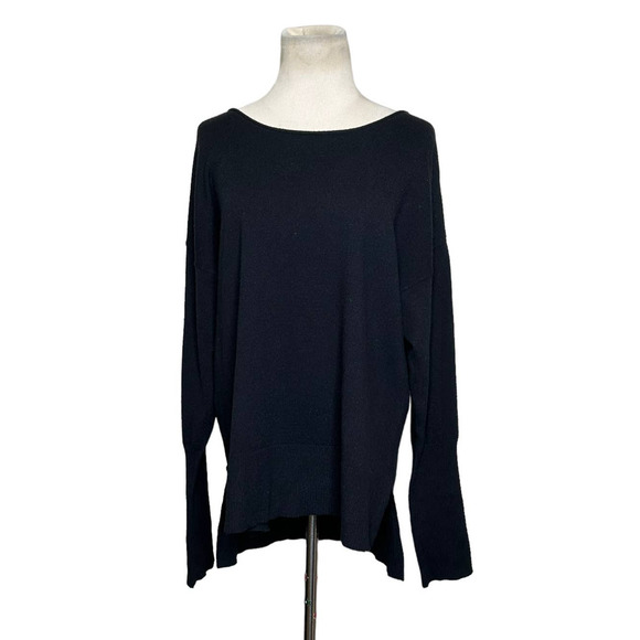 Felina black long sleeves tunic sweater size XL - Picture 1 of 11
